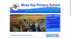 Desktop Screenshot of mossheyprimary.co.uk