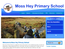 Tablet Screenshot of mossheyprimary.co.uk